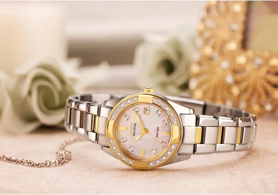 CITIZEN Ladies' Eco-Drive Diamond Classic 26mm Stainless Steel EW1824-57D