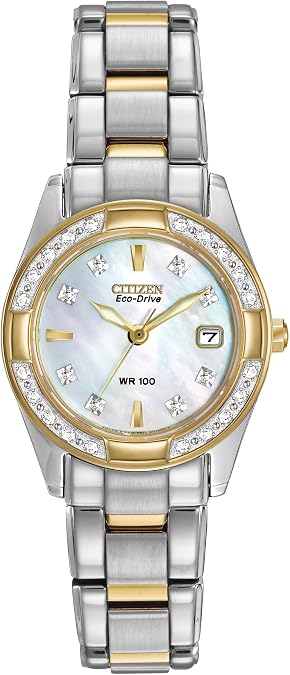 CITIZEN Ladies' Eco-Drive Diamond Classic 26mm Stainless Steel EW1824-57D